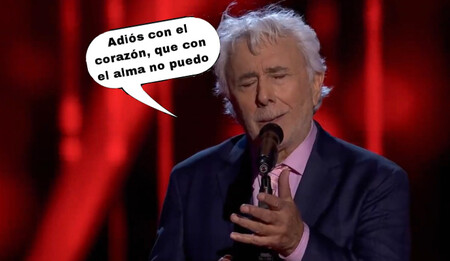 'La Voz Senior': Andrés Caparrós canta en las audiciones a ciegas y ningún 'coach' le admite en su equipo