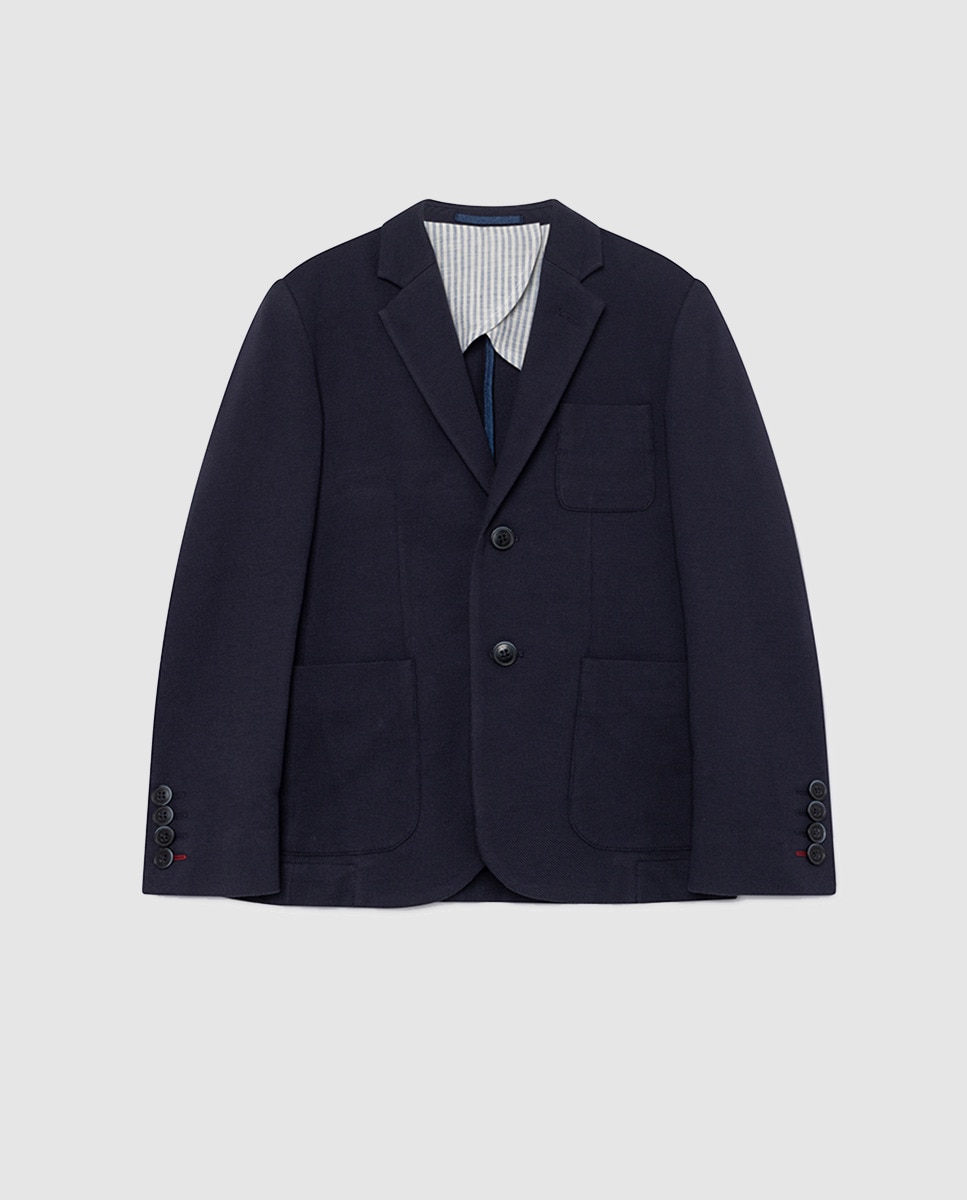 HACKETT
AMERICANA DE PIQUE DE NIÑO HACKETT EN AZUL MARINO