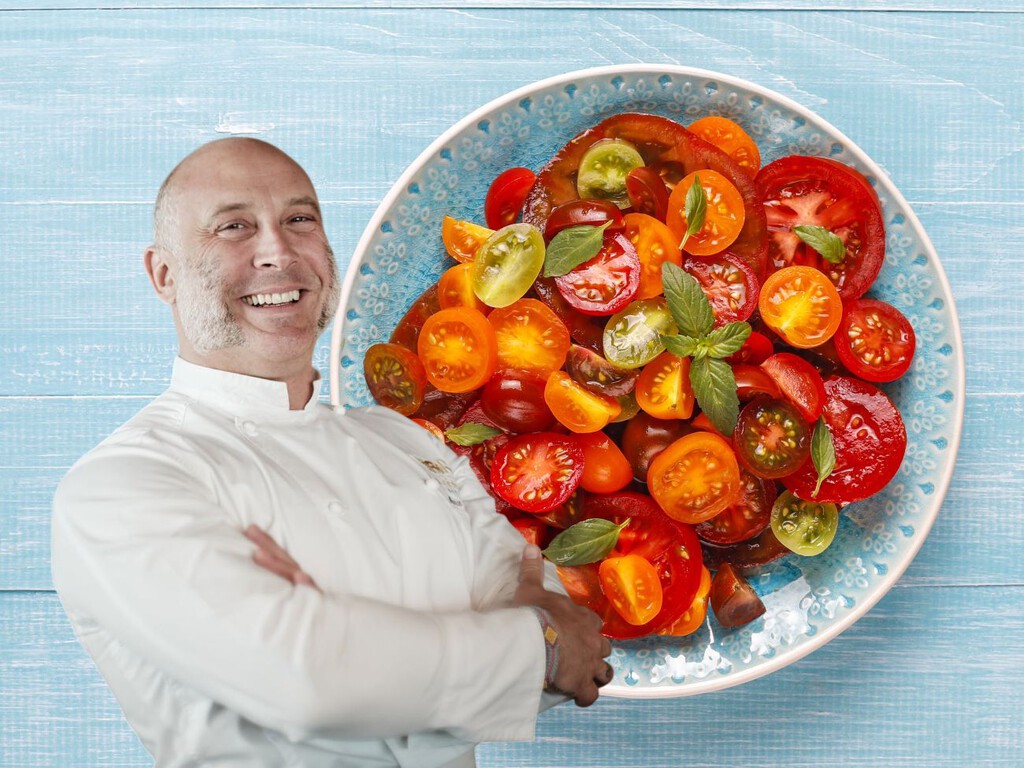 Marco Ortolani, chef italiano con estrella Michelin: “La albahaca es un clásico, pero el estragón va muy bien con el tomate en la ensalada”