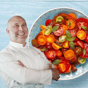 Marco Ortolani, chef italiano con estrella Michelin: “La albahaca es un clásico, pero el estragón va muy bien con el tomate en la ensalada” 