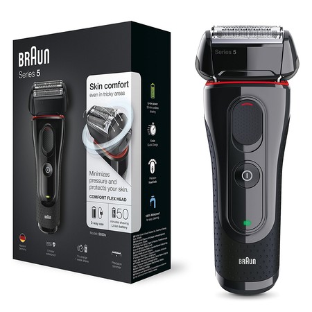Por 73 euros tenemos la afeitadora eléctrica Braun Series 5 5030s en Amazon