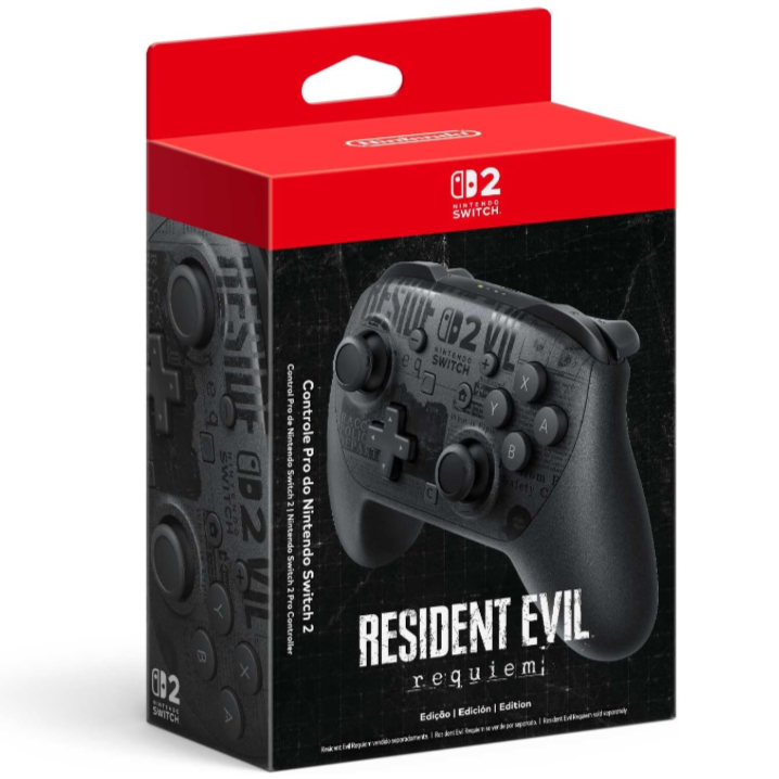 Nintendo Switch 2 Pro Controller Resident Evil Requiem Edition
