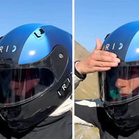 Tres hermanos han inventado una visera que se oscurece o aclara sola. Puede cambiar los cascos de moto para siempre 
