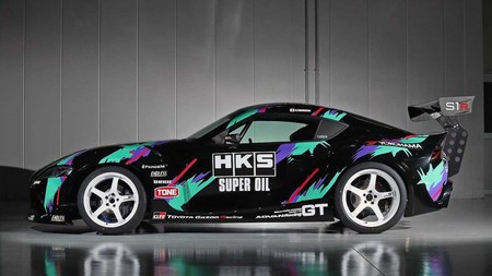 Este Toyota GR Supra Drift de HKS estará en Goodwood este fin de semana, y ya lo puedes ver en vídeo