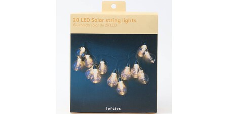 GUIRNALDA SOLAR DE 20 LUCES LEDS