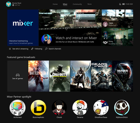 Microsoft mejora su servicio de streaming de videojuegos al estilo Twitch, y ahora se llama "Mixer"
