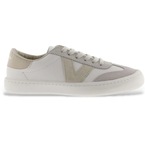 Victoria ZAPATILLAS DE PIEL OLMO BAREFOOT BLANCO