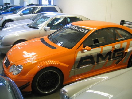 Mercedes CLK DTM AMG naranja