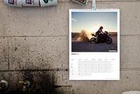 Calendario 2015, damas en moto 