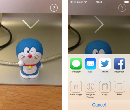 RubCam, una cámara para el iPhone que usa gestos para tomar fotografías