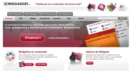 Widgadget, crea el widget para tu sitio web