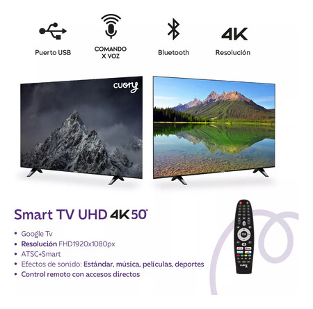 Smart TV Cuory QLED 50 pulgadas