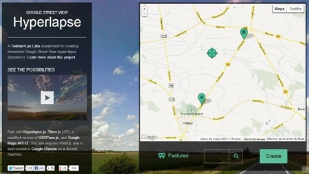 Hyperlapse, un experimento para crear recorridos animados usando Street View