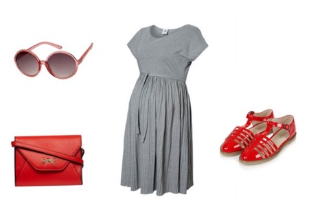 Look Vestido Premama Trabajo