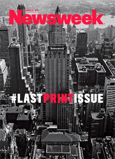 Newsweek decora su última portada impresa con un hashtag gigante