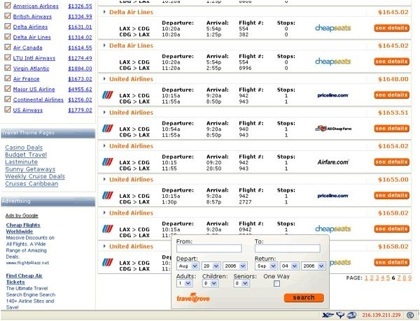Advanced Travel, extensión para Firefox