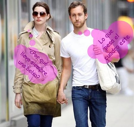 A Anne Hathaway le salen rana todos los novios