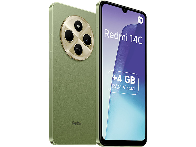   Xiaomi Redmi 14c, Green, 128GB, 4GB RAM 6.88"Mediatek Helio G81 Ultra, 5160mah