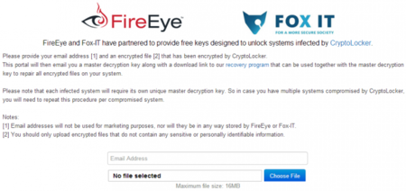 Las víctimas de Cryptolocker podrán recuperar sus archivos gratis gracias a una web