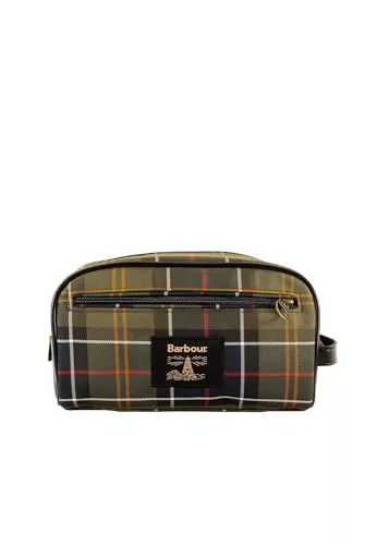 Barbour Bolsa de lavado de tartán para hombre