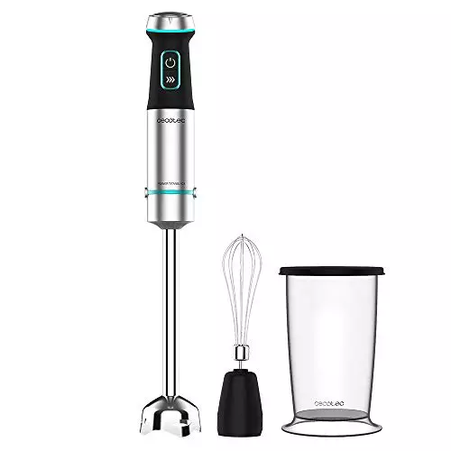 Cecotec Batidora de mano Power TitanBlack 1200 XL Cream. 1200 W