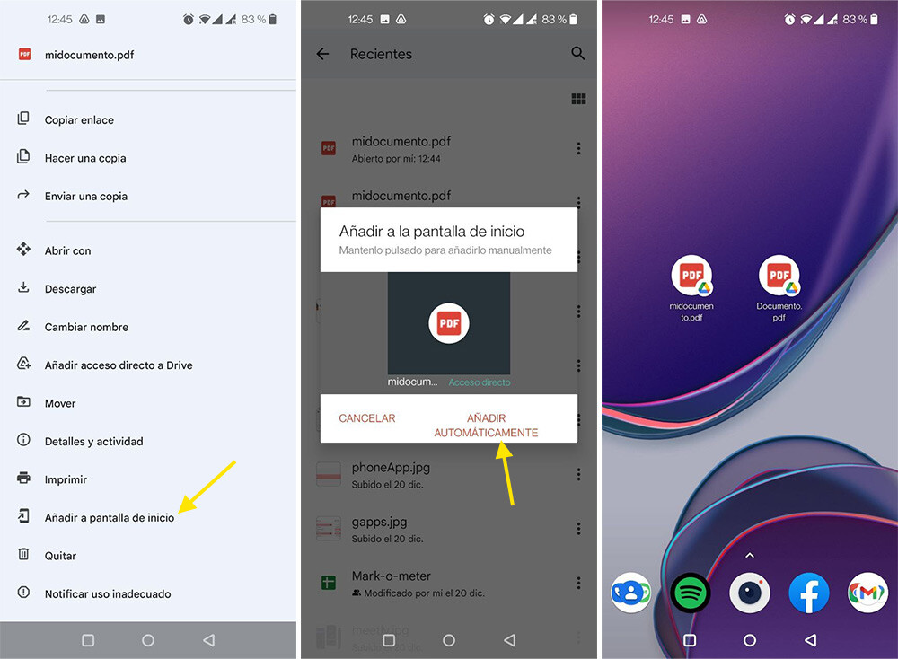 Como Crear Acceso Directo A Un Pdf En Android Xiaomi