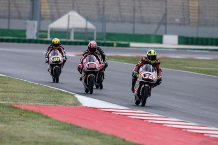 Los pilotos de Moto3 también ultiman los preparativos para final de temporada
