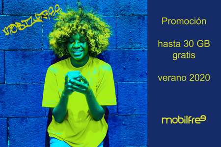 Mobilfree suma nueva promoción de verano, ahora con hasta 30 GB adicionales gratis