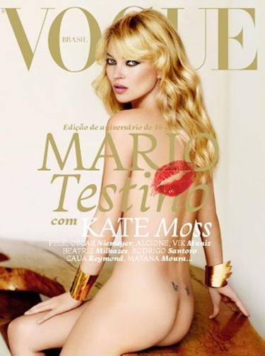 Kate Moss, Mario Testino y Vogue Brasil, ¿qué más?