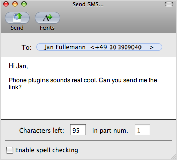 Phone plugins, usa tu móvil desde Mac OS X
