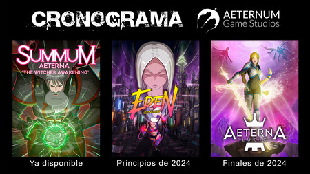 Se desvela gameplay de Eden Genesis y Aeterna Lucis en el showcase de Aeternum Game Studios