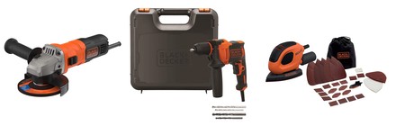 5 ofertas de Amazon en herramientas Black & Decker: taladros, amoladoras, lijadoras y sets de brocas