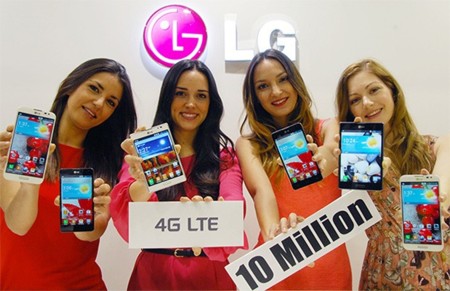 LG ya ha vendido más de diez millones de teléfonos con conectividad LTE