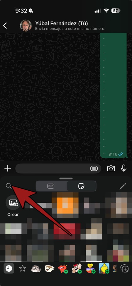 Como criar figurinhas no WhatsApp com uma só palavra - Passo 2