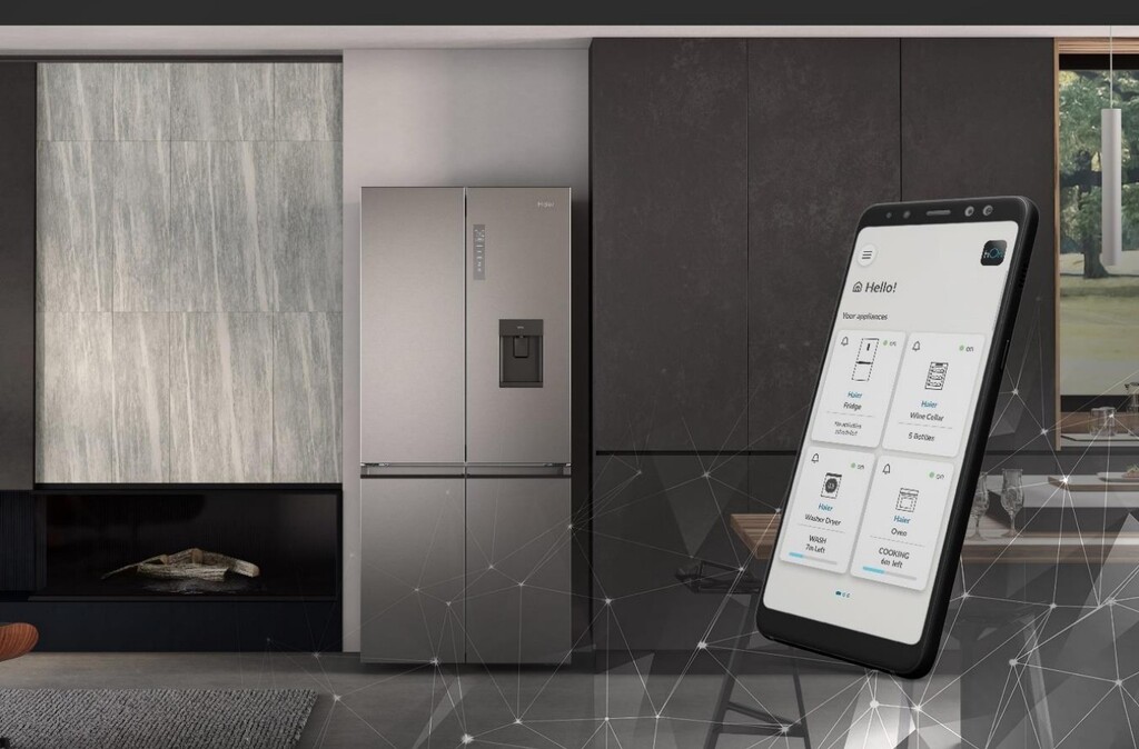 Los nuevos frigos inteligentes de Haier con IA y geolocalización sabrán cuándo y dónde haces la compra para ajustar la temperatura
