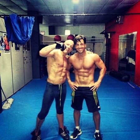 ¡Me acabo de quedar bizco viendo a David Bustamante en el gimnasio!