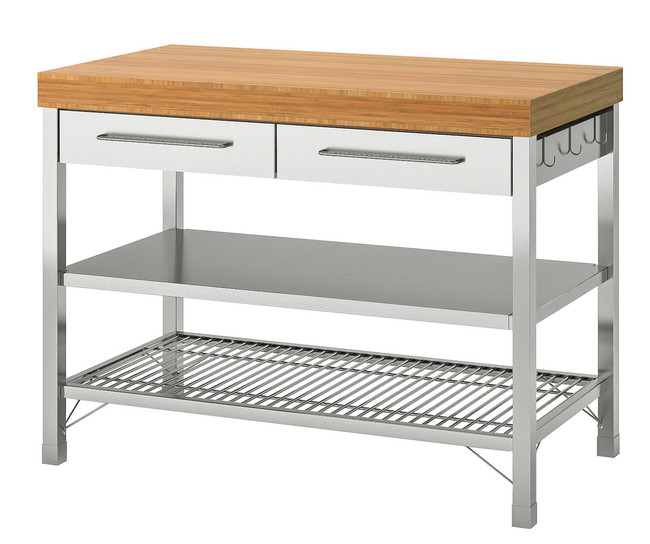 15 islas de cocina móviles para añadir superficie de trabajo y de