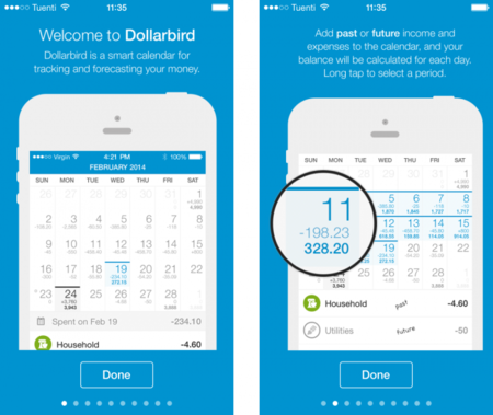 Dollarbird: ¿Y si la mejor forma de controlar nuestras finanzas es un calendario?