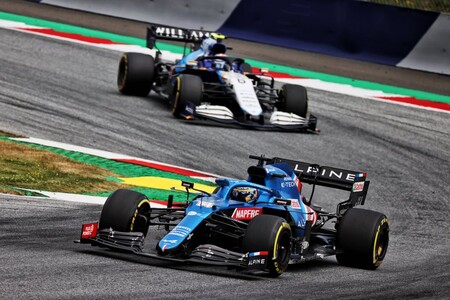 Alonso Latifi Austria F1 2021