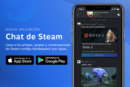 Steam Chat, la nueva app de Valve, ya está disponible en iOS y Android