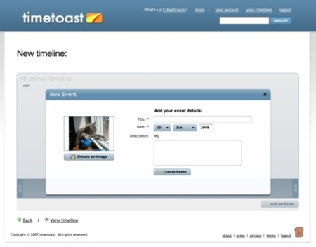 Timetoast, creando nuestras líneas de tiempos