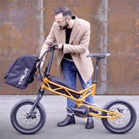 La Trilix es una bicicleta eléctrica plegable de fabricación italiana, con ruedas de hasta 20 pulgadas y una autonomía de 120 km