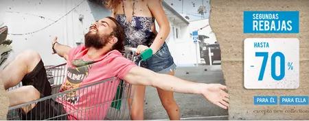 Segundas rebajas en Springfield, ¡descuentos de hasta el 70%!