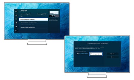 Vincular dispositivo Bluetooth TV Samsung