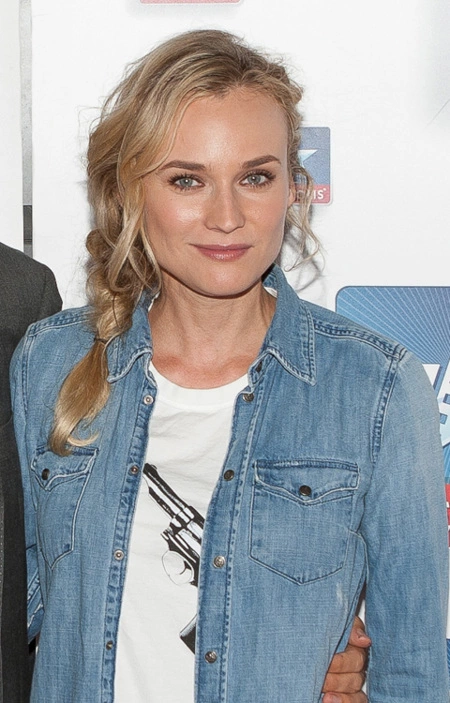 Diane Kruger no abandona la moda vaquera