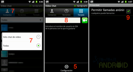 Qik Video Connect para vídeo llamadas