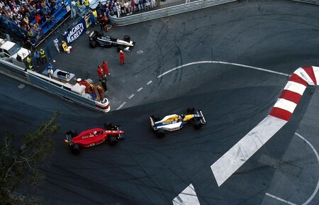 Mansell Prost Monaco F1 1991