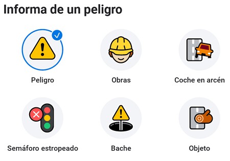Waze Emojis Peligro