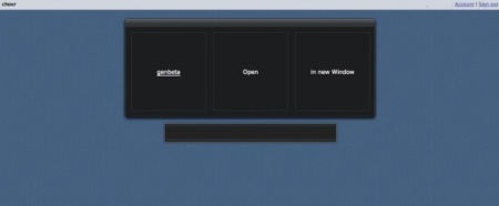 chosr, un fabuloso lanzador web inspirando en Quicksilver