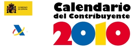 Calendario del contribuyente 2010 de la Agencia Tributaria
